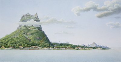 View of the Island of Bora Bora, from 